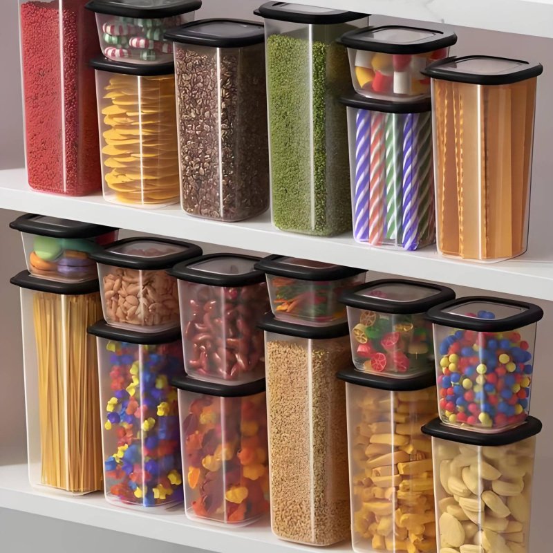 ชุดกล่องถนอมอาหารสุญญากาศ 6 ชิ - Food Storage Stackable Containers บทวิจารณ์และราคา