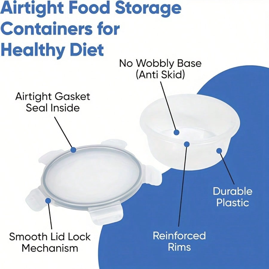 ชุดกล่องใส่อาหารเตรียมพร้อมรับ - Food Storage Lunch Box บทวิจารณ์และราคา