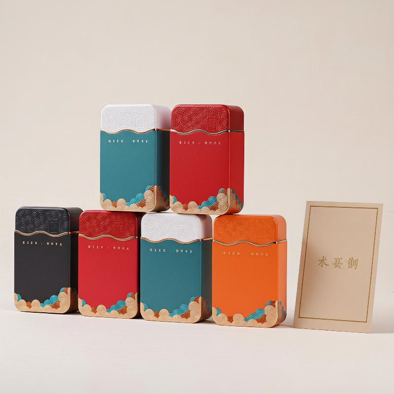 กล่องเก็บชาโลหะทรงสี่เหลี่ยมลา - Food Storage Metal Box บทวิจารณ์และราคา