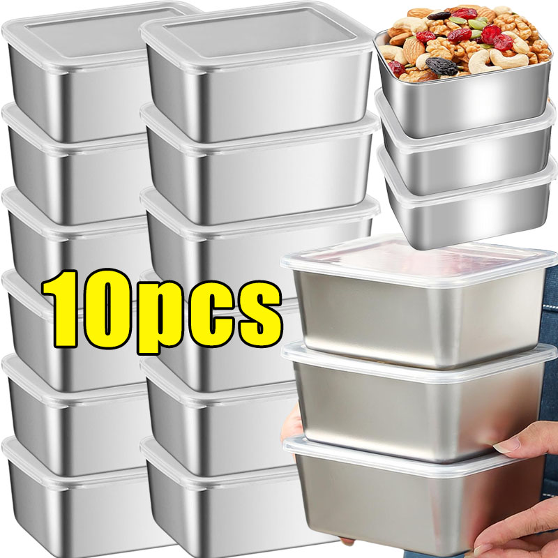 ภาชนะเก็บอาหารสแตนเลส - Food Storage Metal Box บทวิจารณ์และราคา