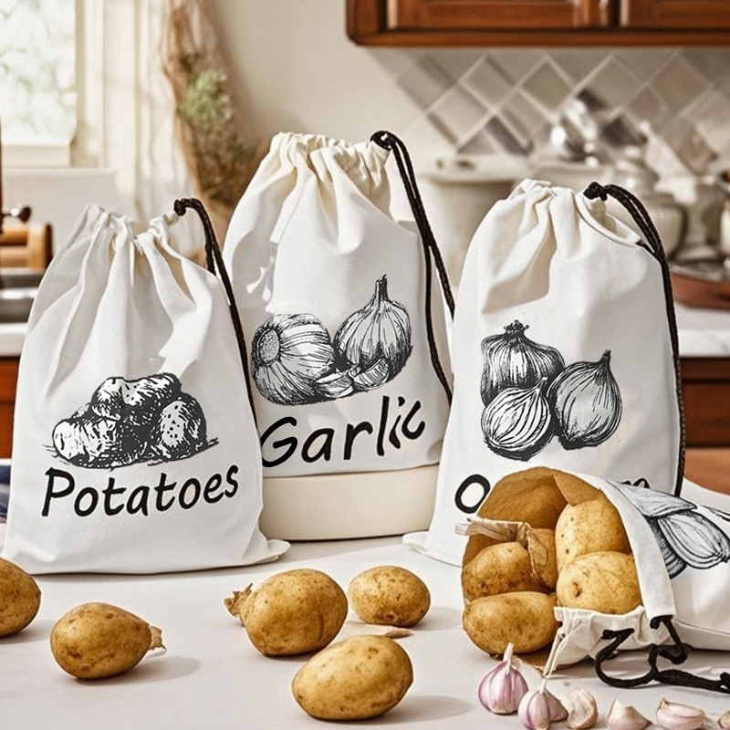 ถุงเก็บของลายมันฝรั่ง หัวหอม ก - Food Storage Zipper Bags บทวิจารณ์และราคา