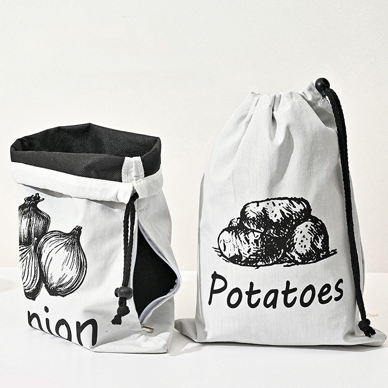 ถุงเก็บของลายมันฝรั่ง หัวหอม ก - Food Storage Zipper Bags บทวิจารณ์และราคา