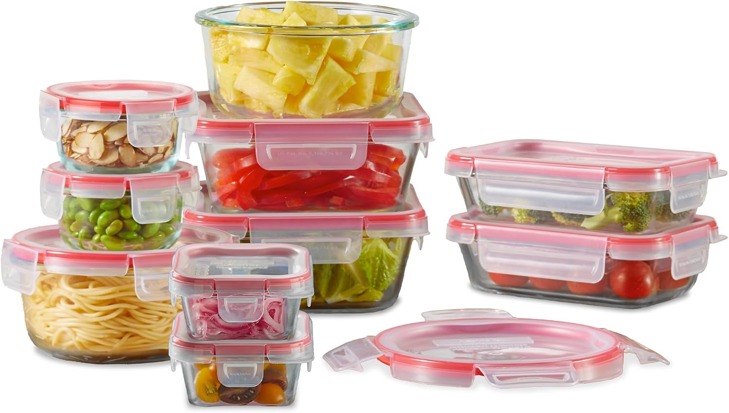 ชุดกล่องถนอมอาหารแก้วสุญญากาศ  - Food Storage Set Glass บทวิจารณ์และราคา