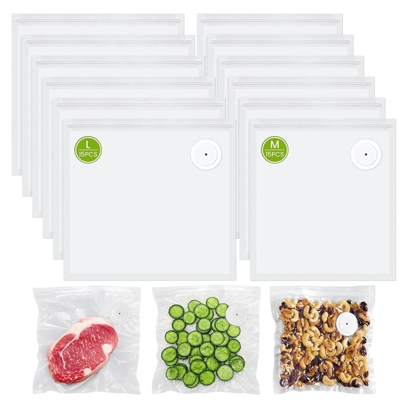 ABUD-ถุงซีลสูญญากาศสำหรับอาหาร - Food Storage Vacuum Seal Bags บทวิจารณ์และราคา