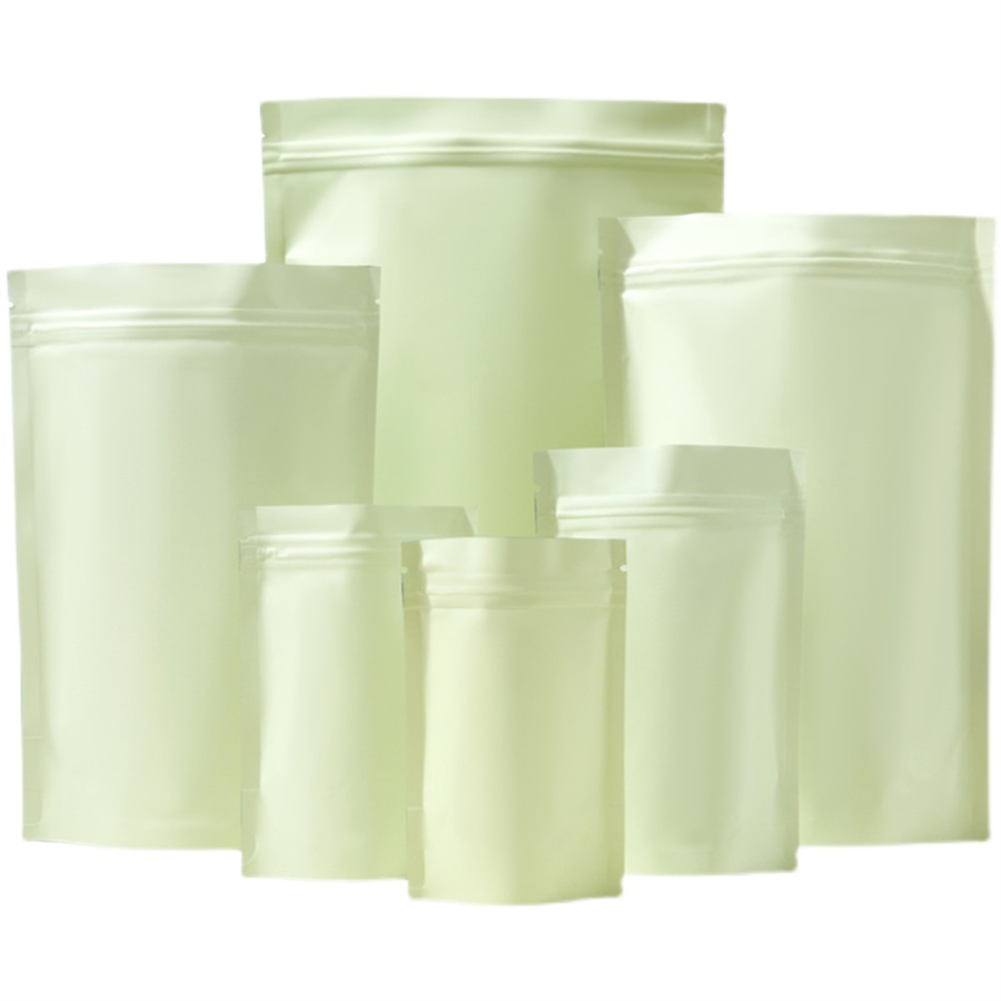 50/100PCS ซิปสีเหลืองอ่อนแบบด้ - Food Storage Zipper Bags บทวิจารณ์และราคา