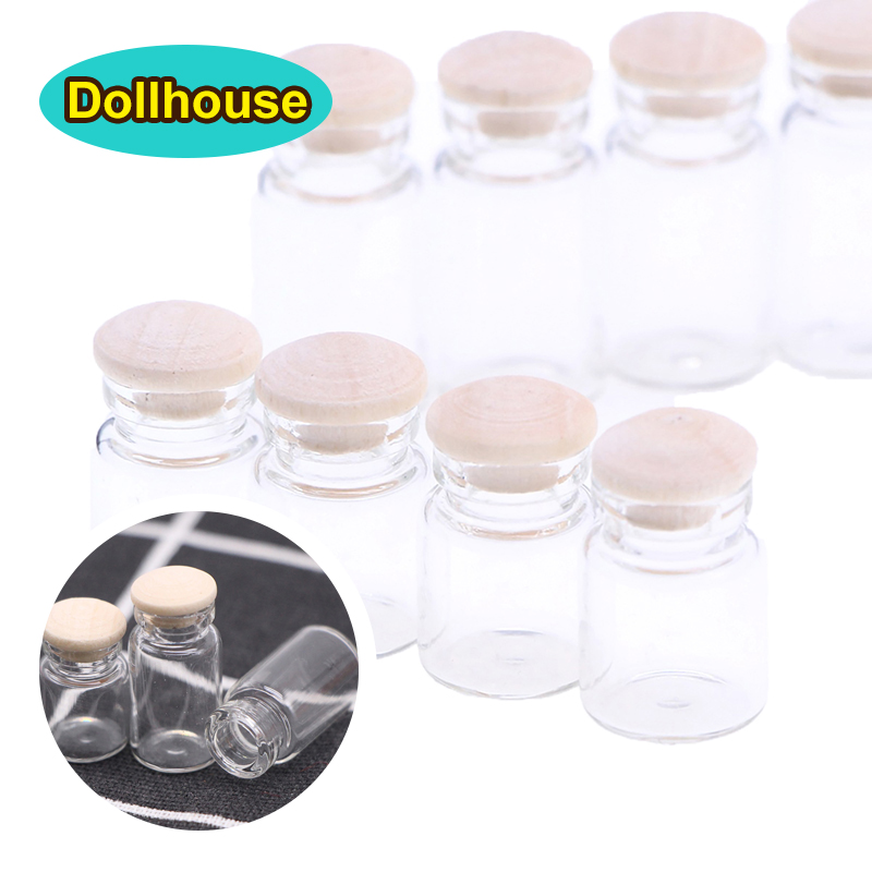 ขวดแก้วจิ๋วสำหรับบ้านตุ๊กตา ขน - Food Storage Jar Glass บทวิจารณ์และราคา