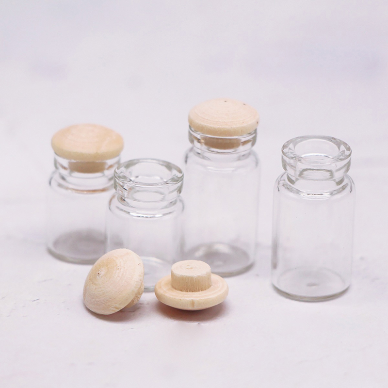 ขวดแก้วจิ๋วสำหรับบ้านตุ๊กตา ขน - Food Storage Jar Glass บทวิจารณ์และราคา