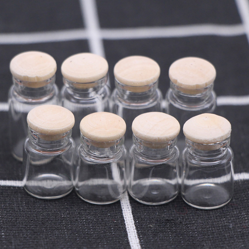 ขวดแก้วจิ๋วสำหรับบ้านตุ๊กตา ขน - Food Storage Jar Glass บทวิจารณ์และราคา