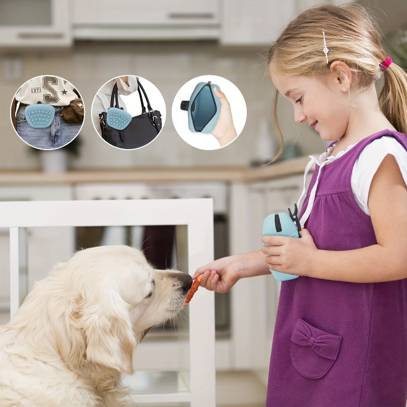 กระเป๋าใส่ขนมสุนัขซิลิโคนแบบพก - Food Storage Silicone Bags บทวิจารณ์และราคา