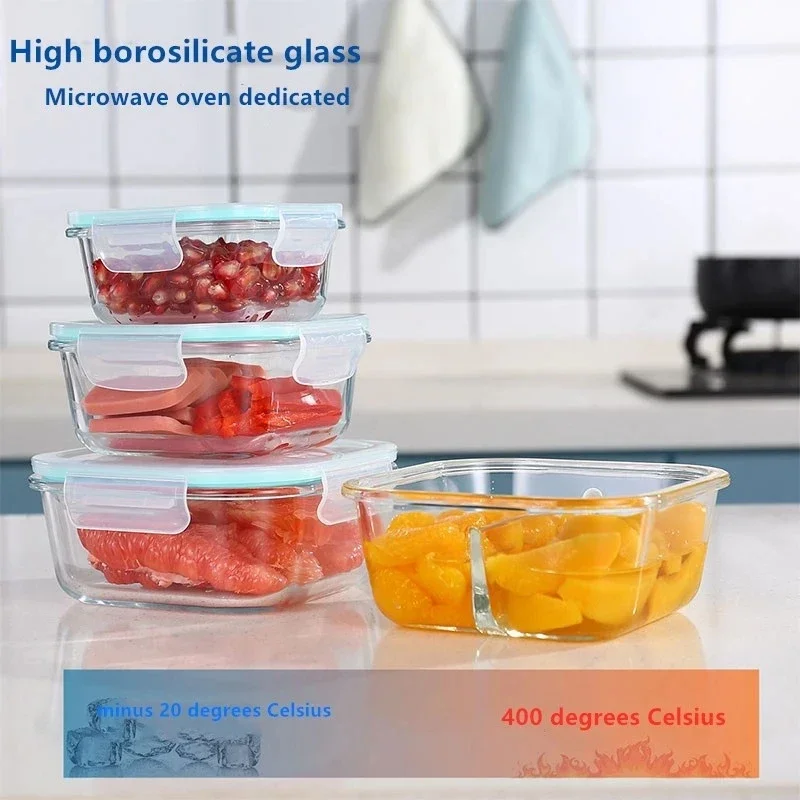 กล่องถนอมอาหารแก้ว ทนความร้อนส - Food Storage Glass Box บทวิจารณ์และราคา