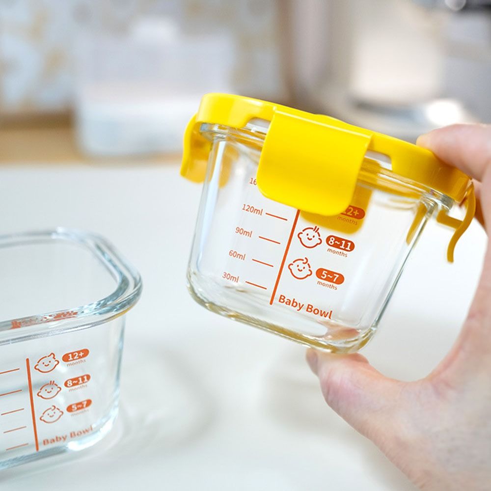 กล่องเก็บอาหารใหม่ 170 มล. ใช้ - Food Storage Glass Box บทวิจารณ์และราคา