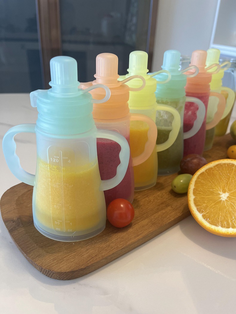 ถุงเก็บน้ำนมซิลิโคนแบบใช้ซ้ำได - Food Storage Silicone Bags บทวิจารณ์และราคา