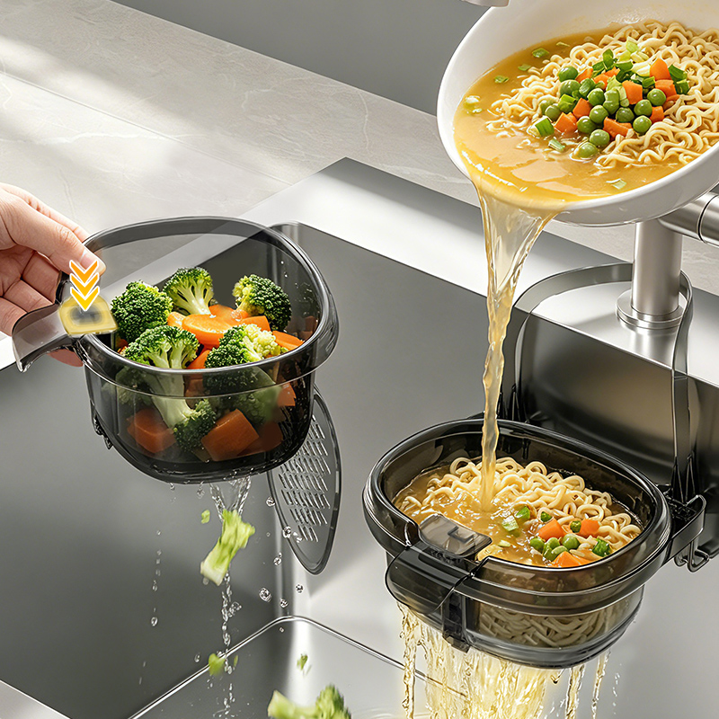 ตะกร้ากรองน้ำแขวนอ่างล้างจาน ต - Food Storage Rack For Kitchen บทวิจารณ์และราคา