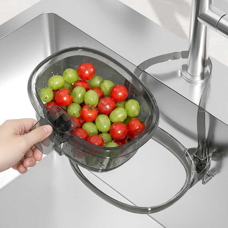 ตะกร้ากรองน้ำแขวนอ่างล้างจาน ต - Food Storage Rack For Kitchen บทวิจารณ์และราคา