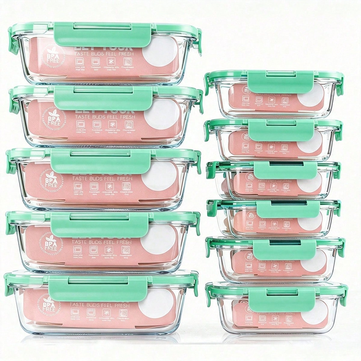 ชุดกล่องแก้วสำหรับเตรียมอาหาร  - Food Storage Glass Box บทวิจารณ์และราคา
