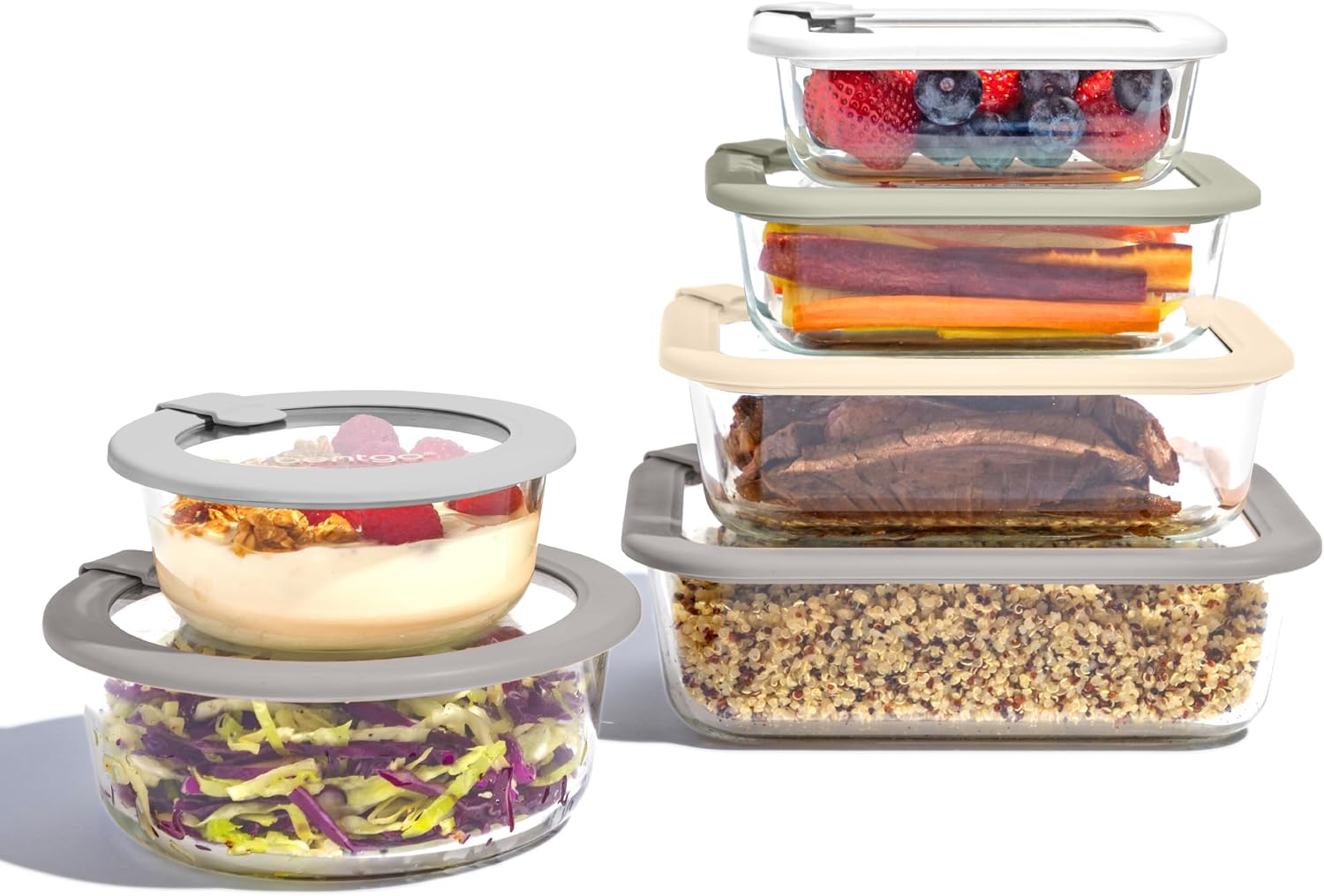 ชุดภาชนะเก็บอาหารแก้วพร้อมฝาปิ - Food Storage Set Glass บทวิจารณ์และราคา