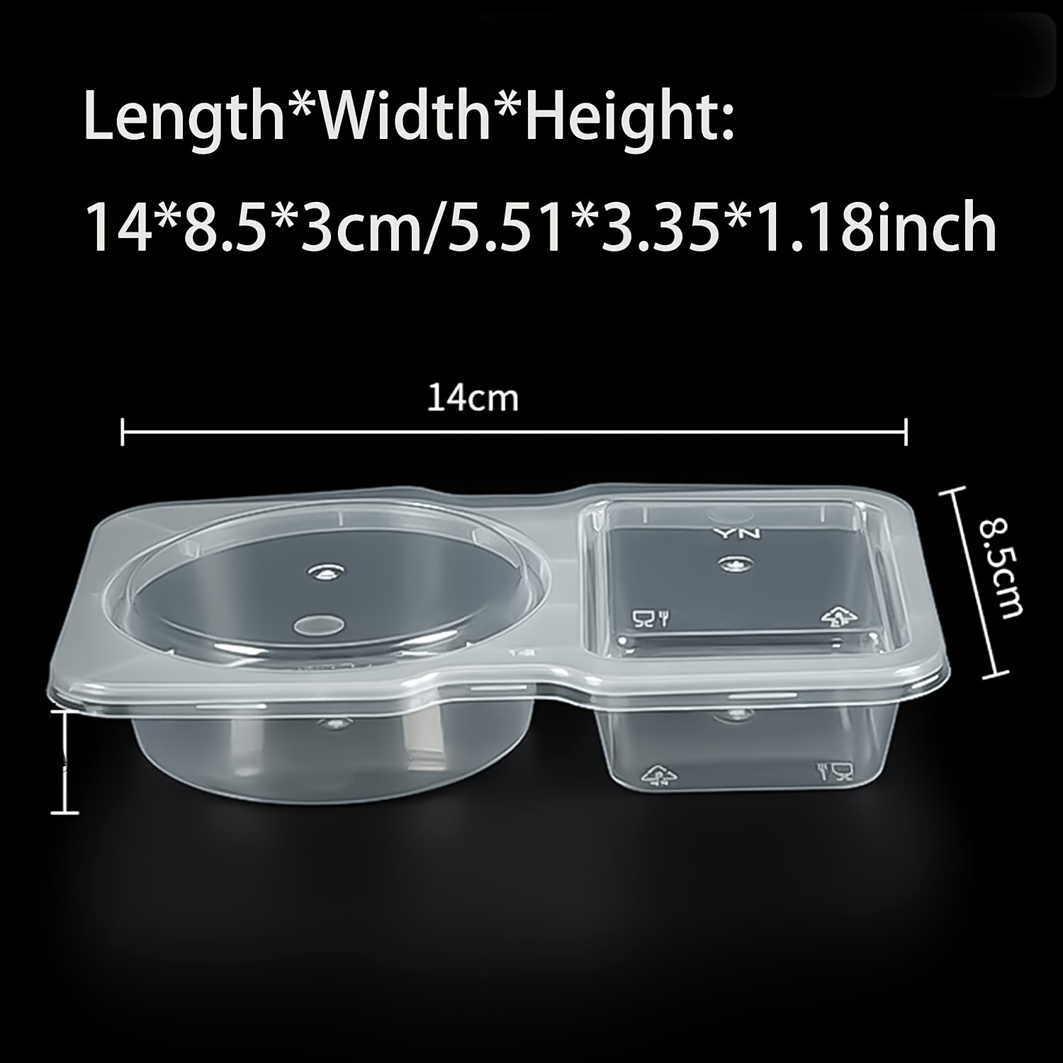 10 ชิ้น กล่องเก็บอาหารพร้อมฝาป - Food Storage Lunch Box บทวิจารณ์และราคา