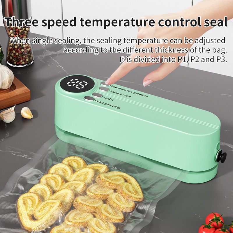 เครื่องซีลสูญญากาศไฟฟ้าแบบพกพา - Food Storage Vacuum Bags บทวิจารณ์และราคา