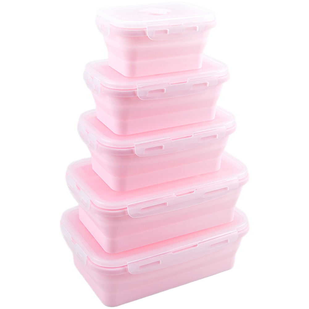 ชุดกล่องอาหารกลางวันซิลิโคนพับ - Food Storage Lunch Box บทวิจารณ์และราคา