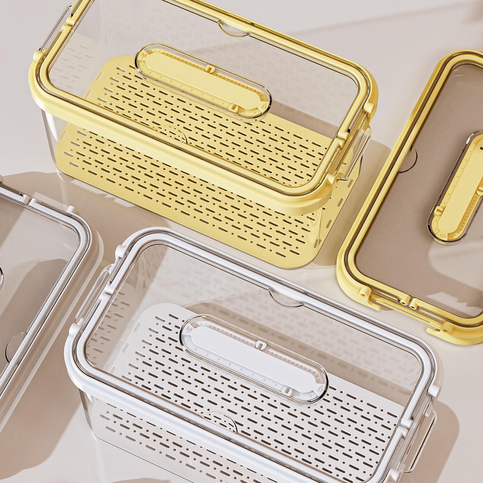 ภาชนะเก็บอาหารในตู้เย็นพร้อมฝา - Food Storage Stackable Containers บทวิจารณ์และราคา