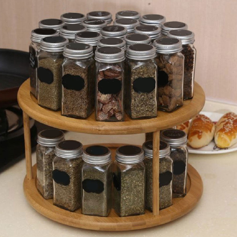 ชั้นวางของบนโต๊ะทำงานทำจากไม้ไ - Food Storage Rack For Kitchen บทวิจารณ์และราคา