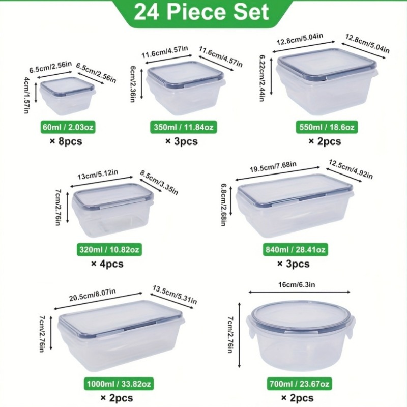 ชุดเก็บอาหารปลอดสาร BPA 48 ชิ้ - Food Storage Equipment บทวิจารณ์และราคา