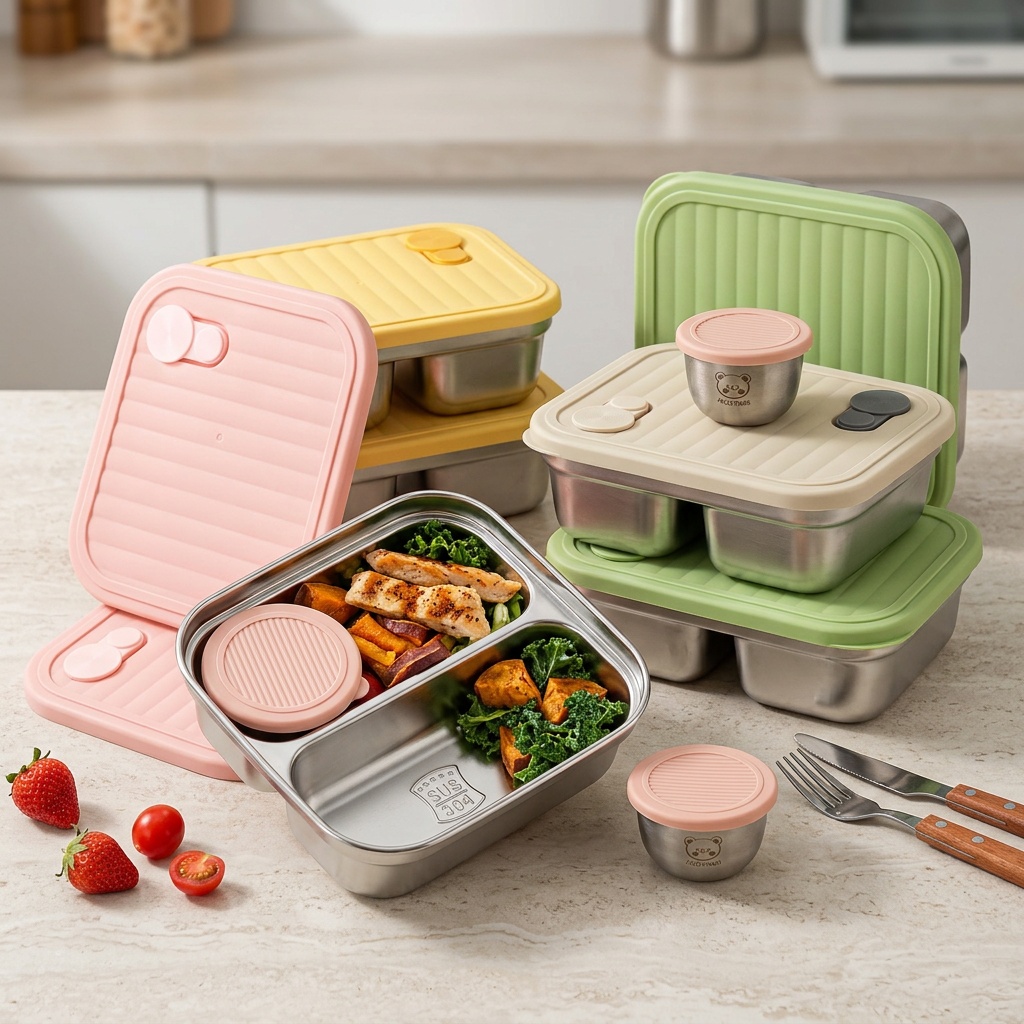 กล่องอาหารกลางวันสแตนเลส 304 แ - Food Storage Underground บทวิจารณ์และราคา