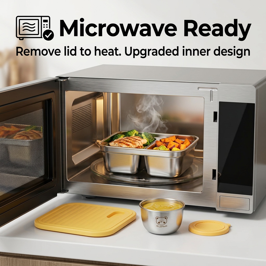 กล่องอาหารกลางวันสแตนเลส 304 แ - Food Storage Underground บทวิจารณ์และราคา