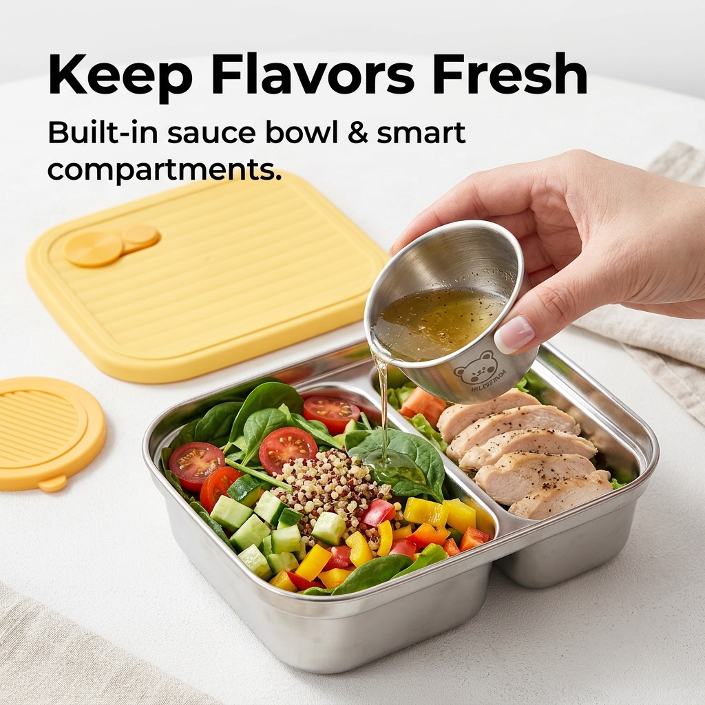 กล่องอาหารกลางวันสแตนเลส 304 แ - Food Storage Underground บทวิจารณ์และราคา