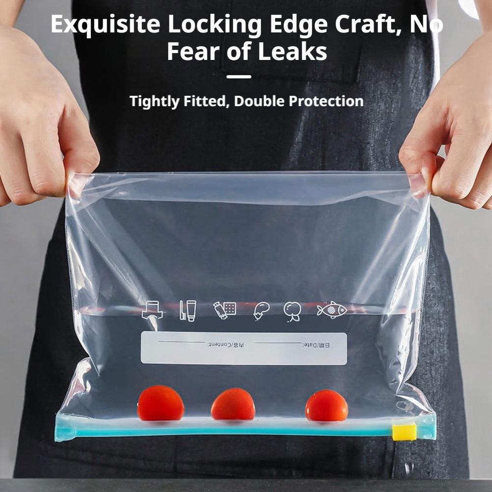 ถุงซิปล็อคแบบใช้ซ้ำได้ 10-20 ช - Food Storage Zipper Bags บทวิจารณ์และราคา