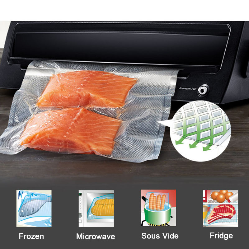 ถุงเก็บอาหารแบบสุญญากาศม้วน12/ - Food Storage Vacuum Seal Bags บทวิจารณ์และราคา