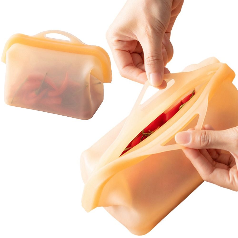 ถุงเก็บอาหารซิลิโคนกันรั่ว ทนค - Food Storage Silicone Bags บทวิจารณ์และราคา