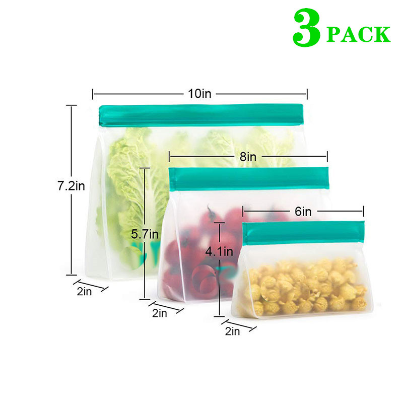ถุงซิปล็อคสำหรับใส่แซนวิชแบบตั - Food Storage Silicone Bags บทวิจารณ์และราคา