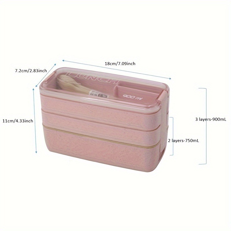 กล่องเบนโตะแบบพกพากล่องข้าวกลา - Food Storage 30 Years บทวิจารณ์และราคา