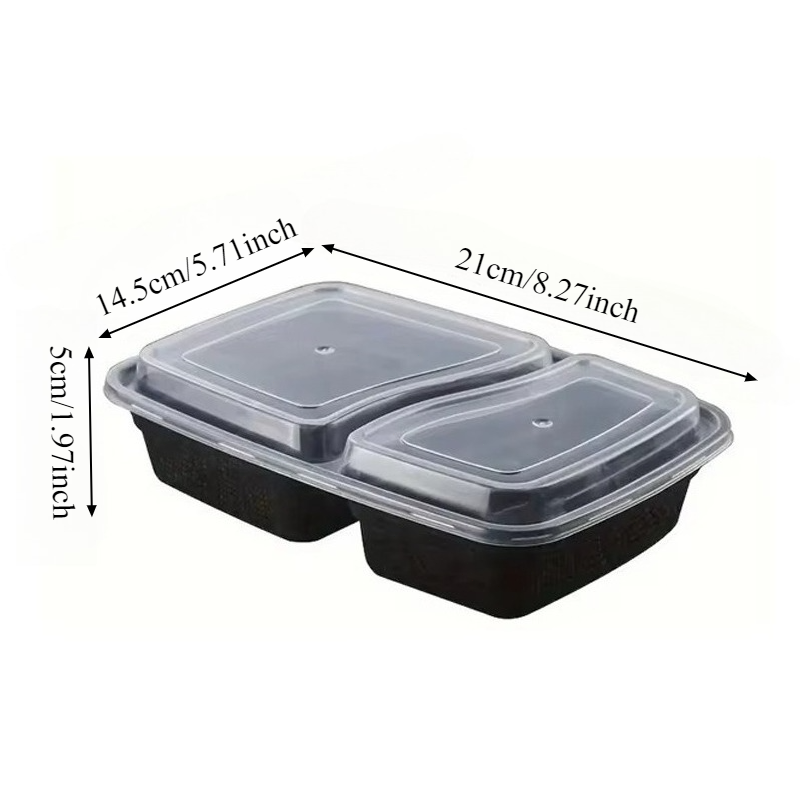 10 ชุดกล่องอาหารทิ้งพร้อมฝาปิด - Food Storage Stackable Containers บทวิจารณ์และราคา