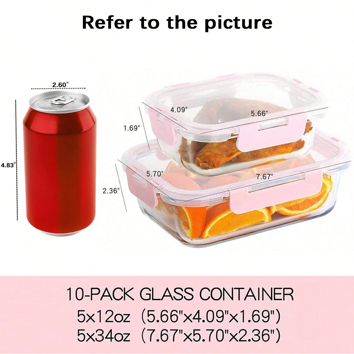 ชุดกล่องแก้วสำหรับเตรียมอาหาร  - Food Storage Glass Box บทวิจารณ์และราคา