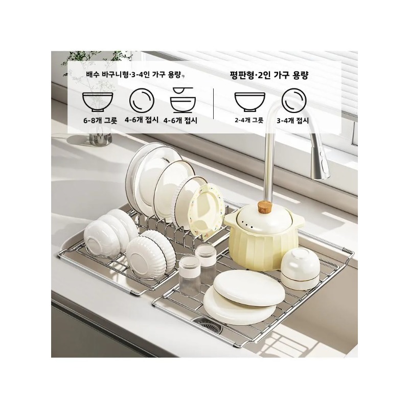 ตะแกรงวางจานสแตนเลสแบบขยายได้  - Food Storage Rack For Kitchen บทวิจารณ์และราคา