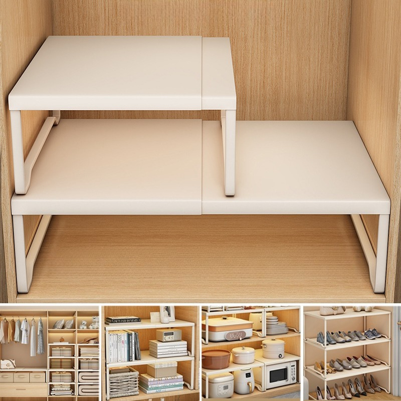 ชั้นวางของเหล็กคาร์บอนแบบขยายไ - Food Storage Rack For Kitchen บทวิจารณ์และราคา